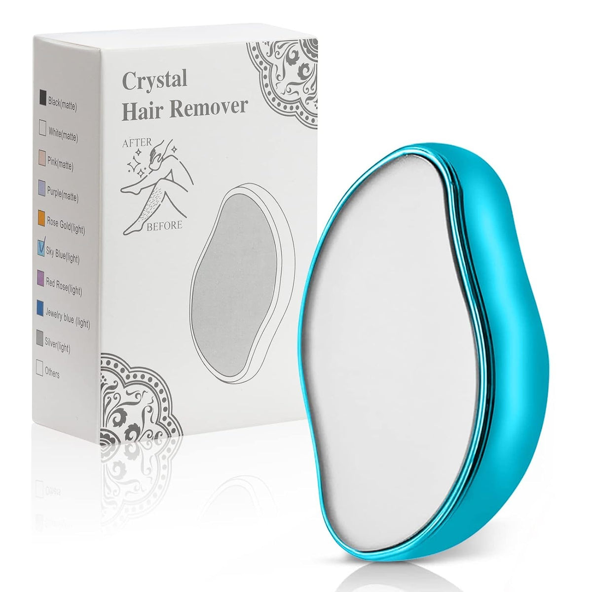 Hanglow Crystal Hair Remover for Women and Men pack of 1 (random color)