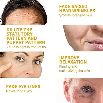 Anti-Wrinkle Essence, Gold Polypeptide Formula Face Serum, Hydrating and Firming, 30ml