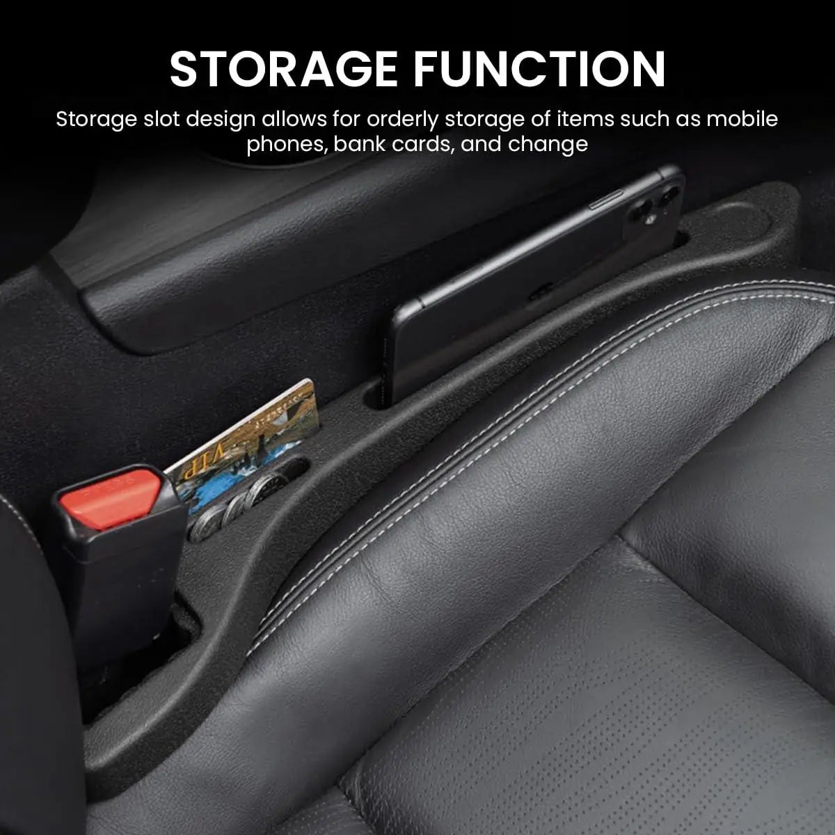 2 PACK Car Seat Gap Filler EVA Car Organizer