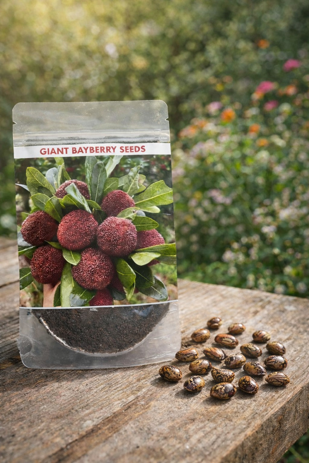 Giant Bayberry Seeds : Ping-Pong Ball Size, Strawberry-Cherry Fusion Flavor (pack2)