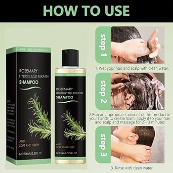 Rosemary Shampoo 100 ml pack of 3