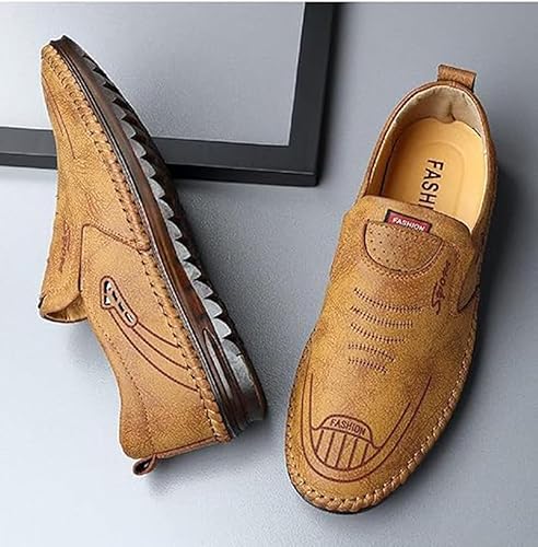 Leather Slip On Moccasins Penny Loafers