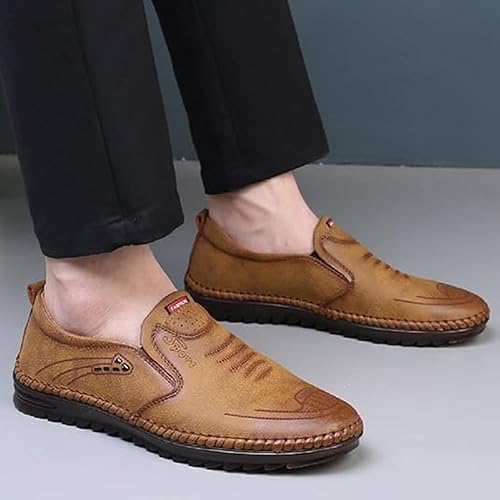 Leather Slip On Moccasins Penny Loafers