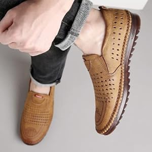 Leather Slip On Moccasins Penny Loafers