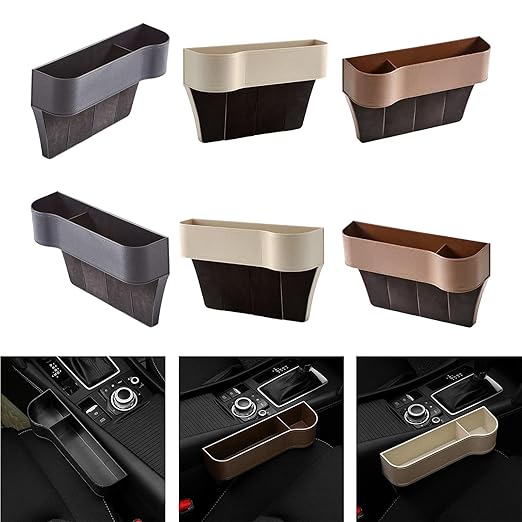 Seat Gap Organizer with Cup Holder Seat Gap Filler Fit (random colour)