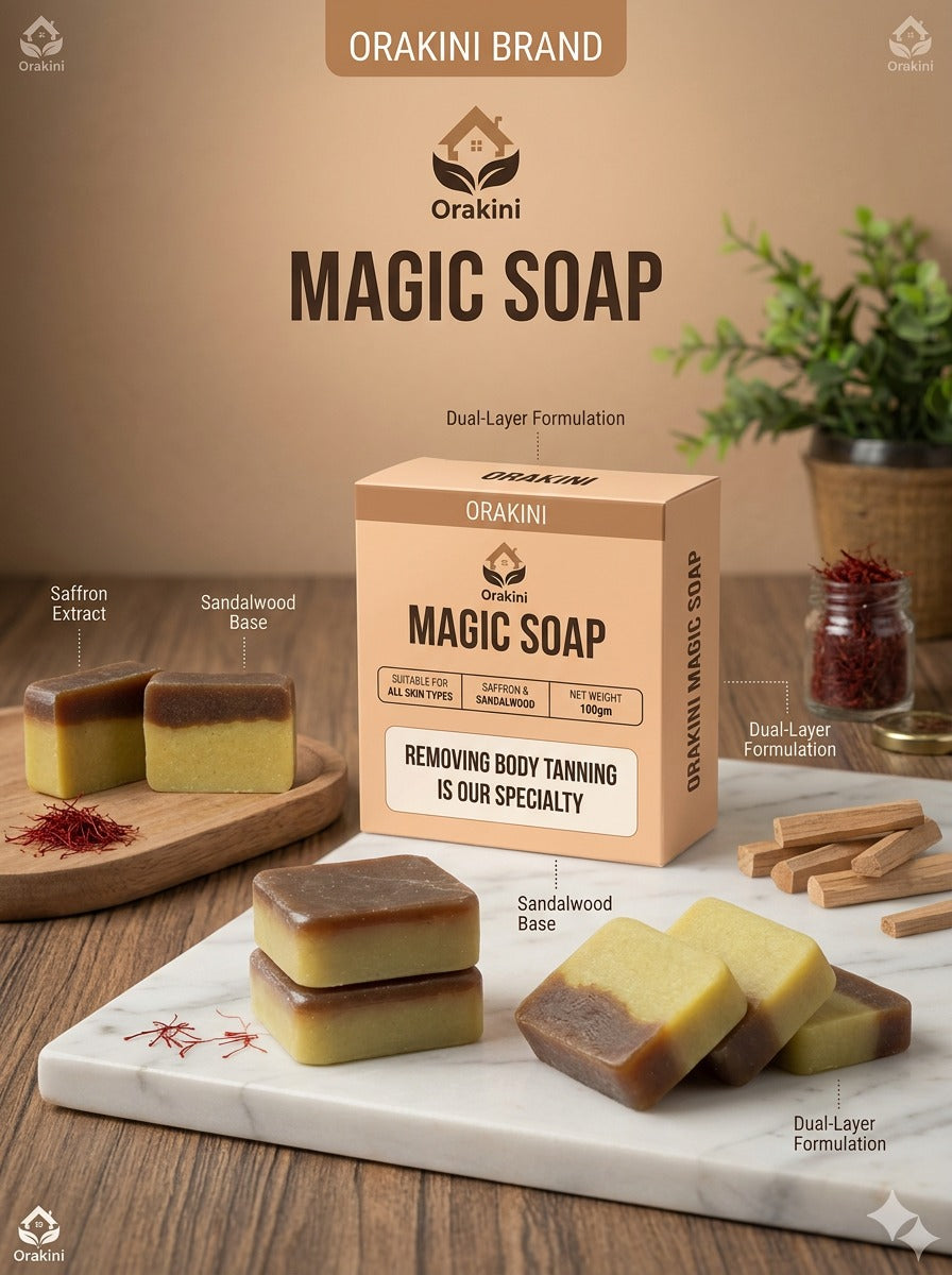 Orakini Magic Soap pack of 2