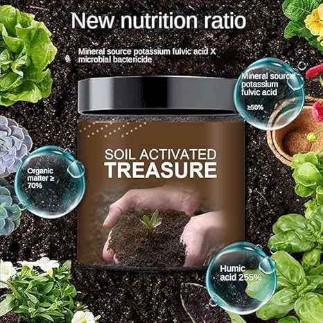 Treasure Soil Activator for Plants 100 Gram-Pack of 1