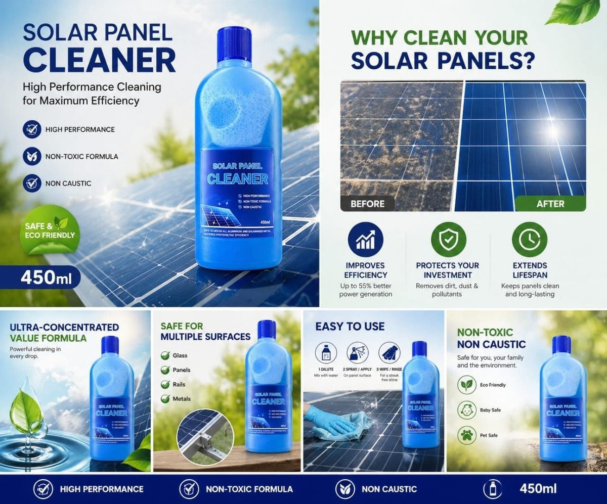 Solar Panel Cleaning Liquid pack of 1