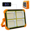 Solar Rechargeable LED Flood Light with Power Bank Function