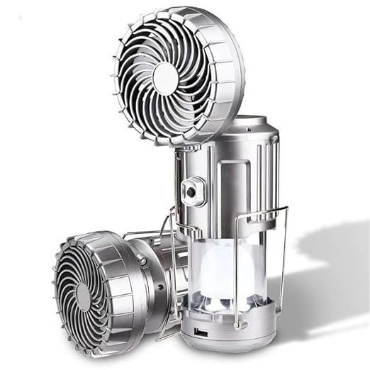 Emergency Light Solar Fan Multifunction Lantern