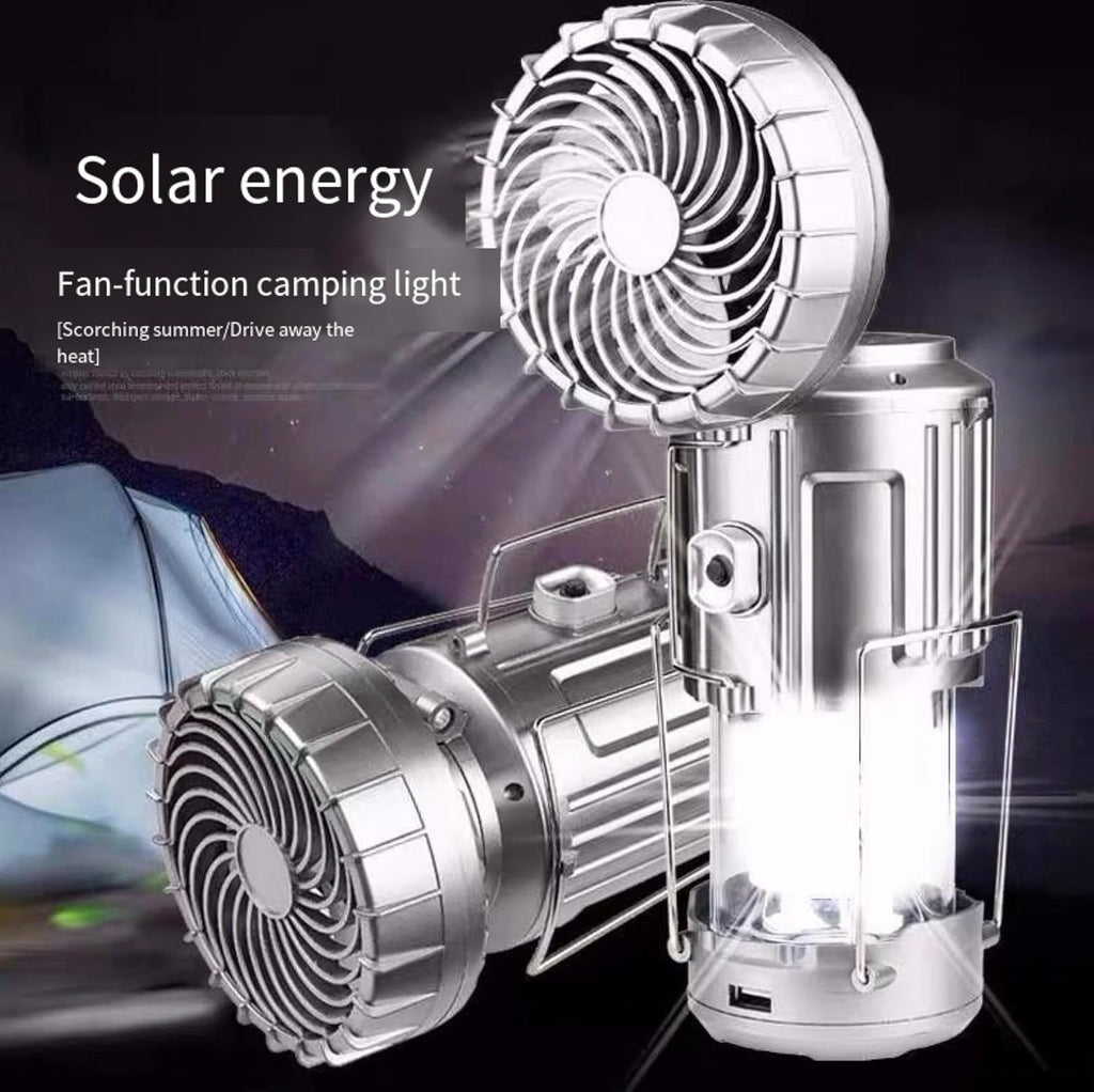 Emergency Light Solar Fan Multifunction Lantern