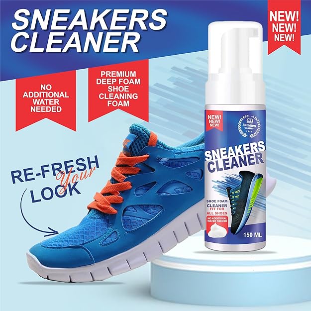 Quick Shoe Cleaning spray with brush