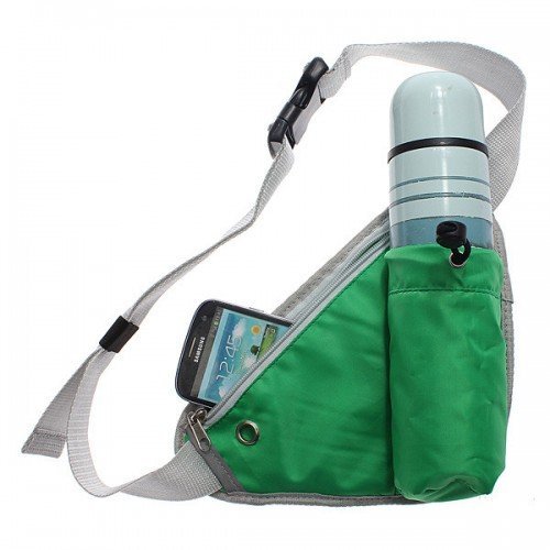 Travel Sports Triangle Waist Water Bottle Belt Sports Waist Bag(random color)
