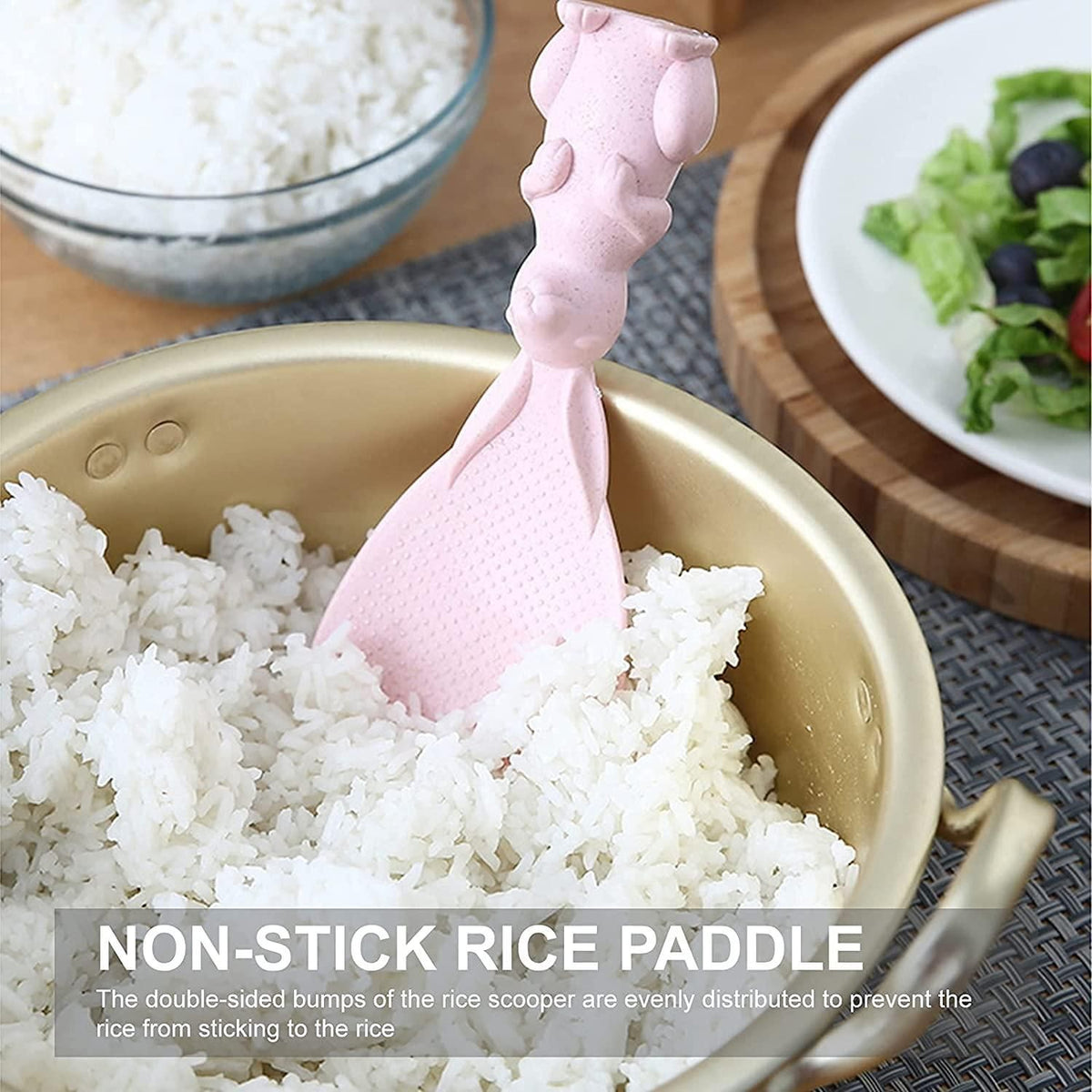 Rabbit Standing Non-Stick  Rice Spoon  in random color(pack of 2)