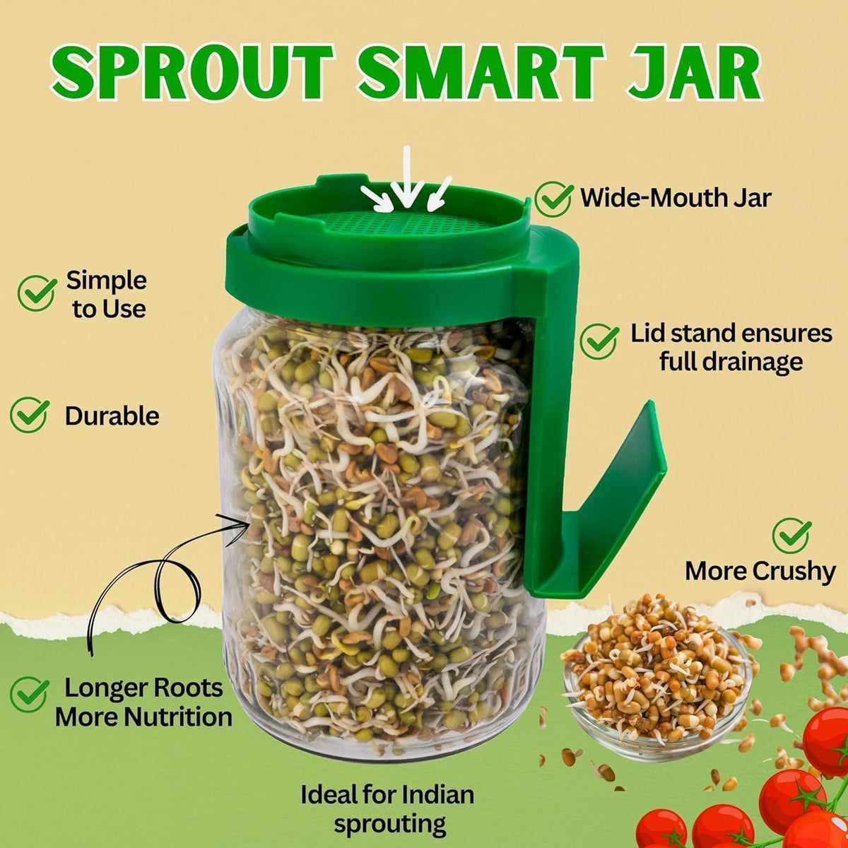 SPROUT MAKER JAR 720ML