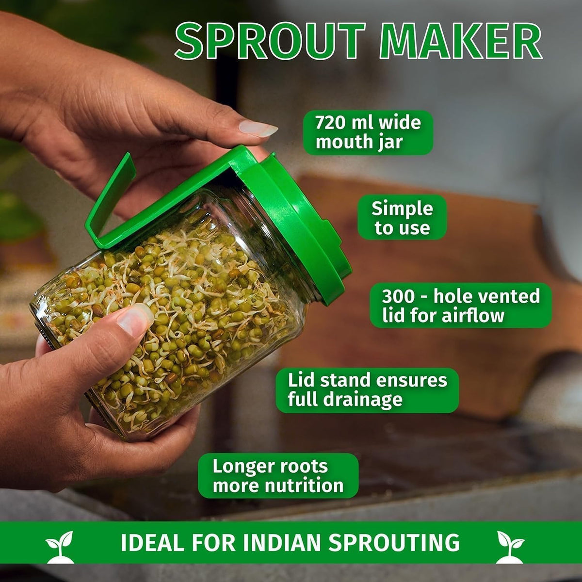 SPROUT MAKER JAR 720ML