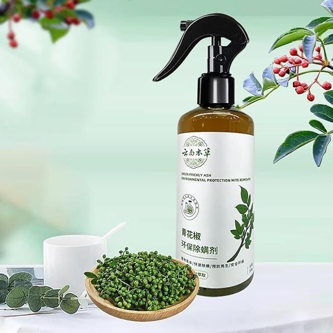 Green Pepper Anti-Mite Spray for Bedding and Clothes 100ML pack of 1