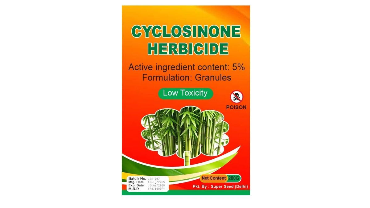 Cyclosinone Herbicide Granules  with one bottle liquid fertilizer(pack of 1)