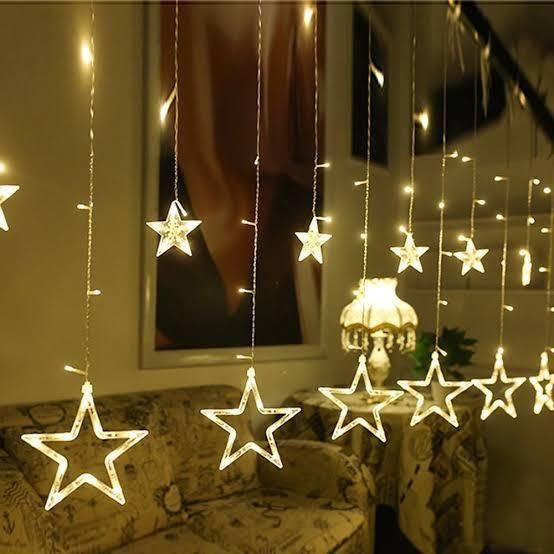 Decorative Star Curtain  Lights