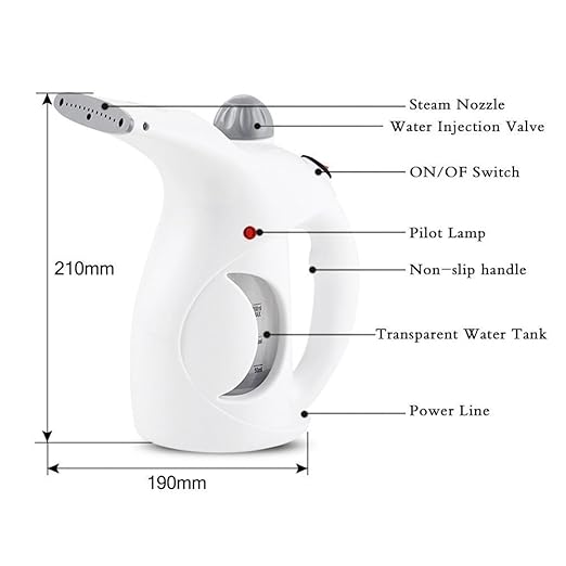 Handheld Garment Steamer Iron Fast Heat-up Portable Family Fabric Steam