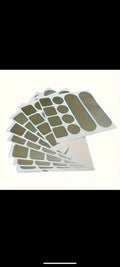 1 inch Metal Crack Repair Patch Sticker, Steel Crack Fixer Kitchen Gadgets Flame Self Adhesive Sticker (Pack of 5)