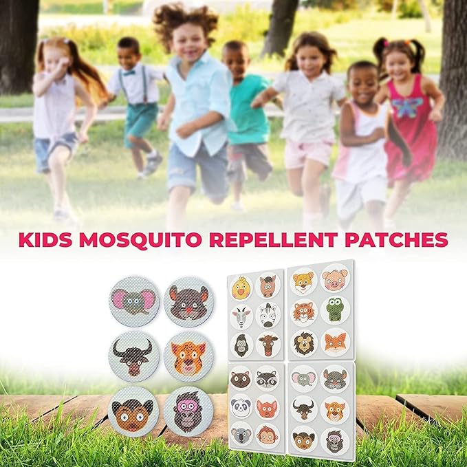 Natural Mosquito Repellent Patches random design (1 sticker 6 patches)