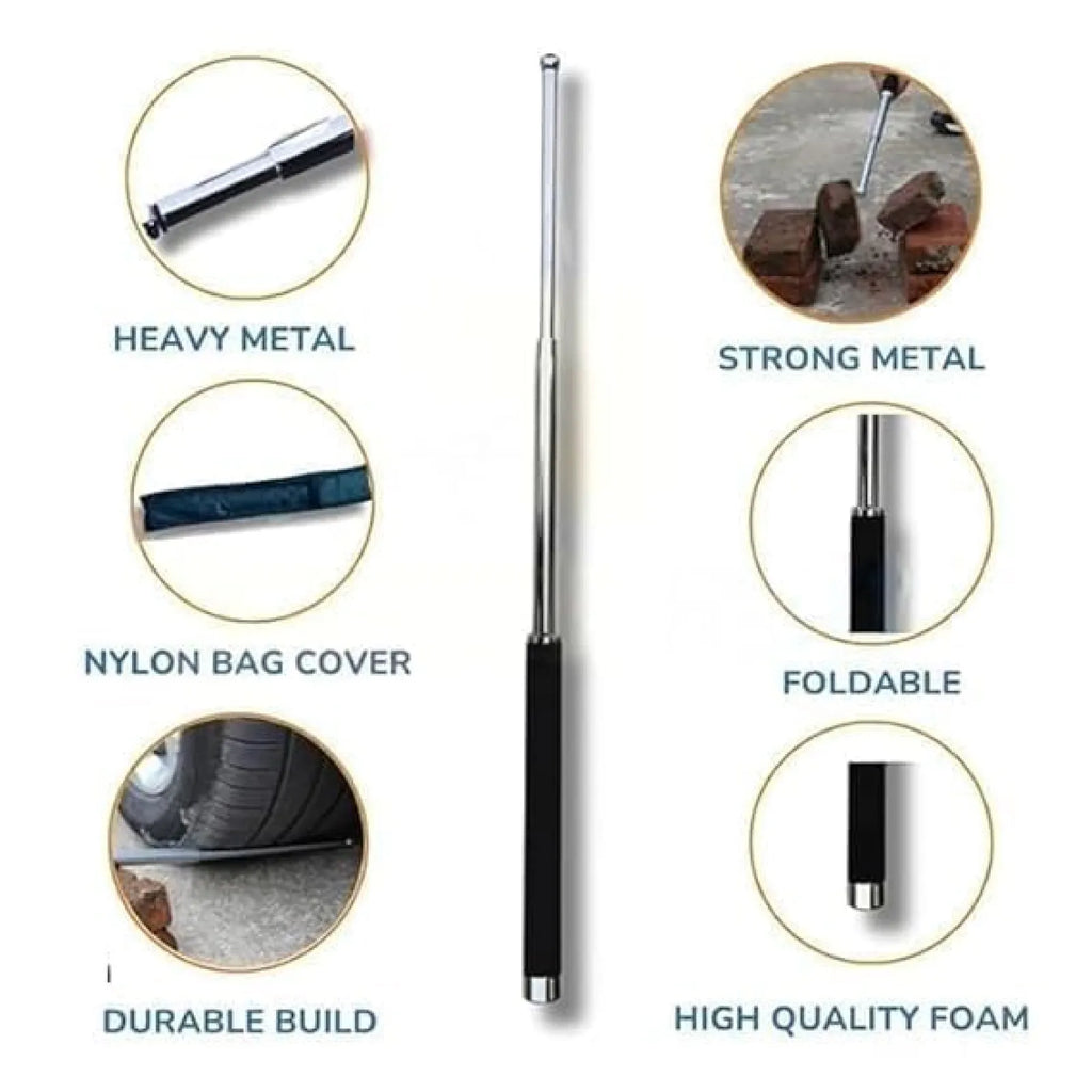 Foldable Self Defence security stick