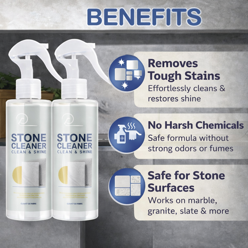 Stone cleaner pack of 2