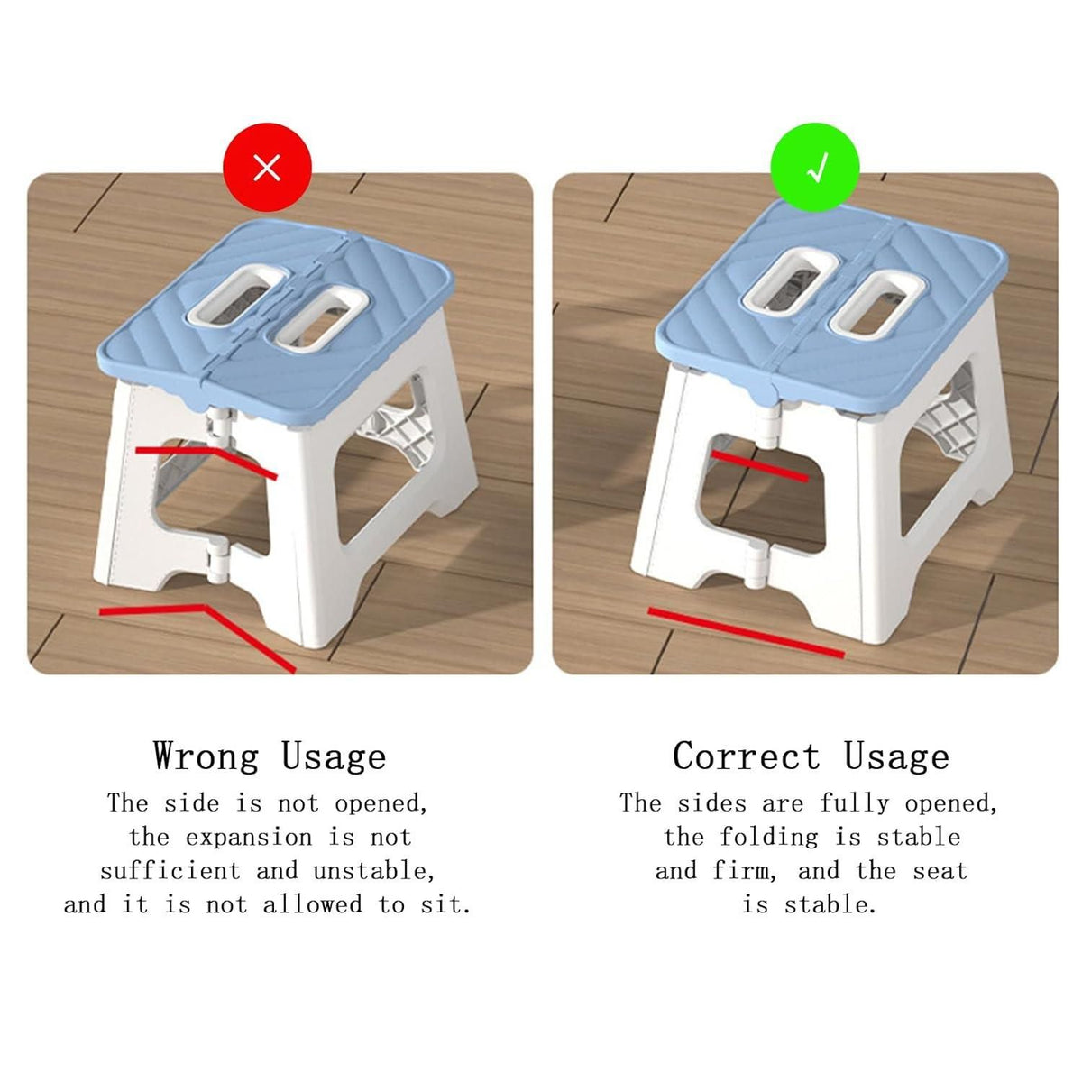 Folding Stools with Portable Handle