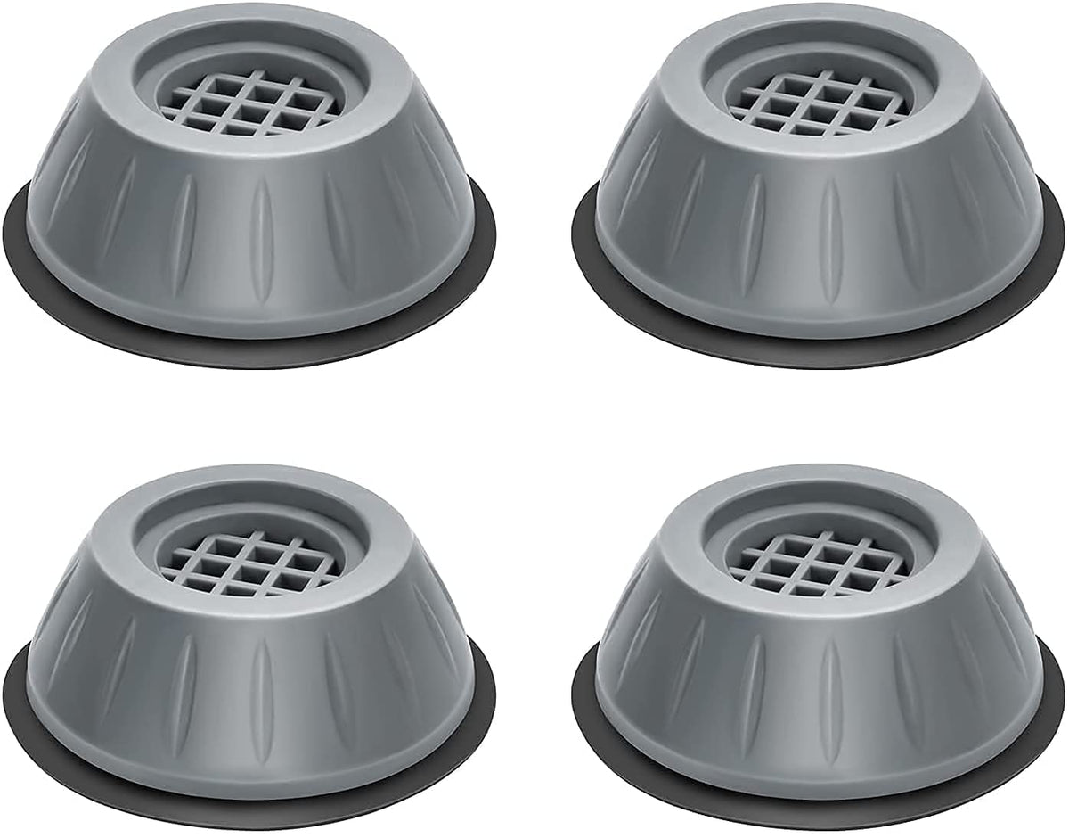 Anti-Vibration Pads for Washing Machine, Washer and Dryer Anti-Vibration Pads, Anti Walk Pads Shock Absorber for Furniture Washing Machine Feet Pads (1Set)
