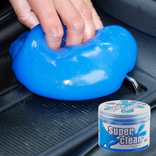 Car Cleaning Gel for Universal Slime Cleaner for Keyboard Auto Interior Vent Laptop Electronics Dust Cleaning Mud Detailing Putty Reusable Jelly Silicone Magic Gel