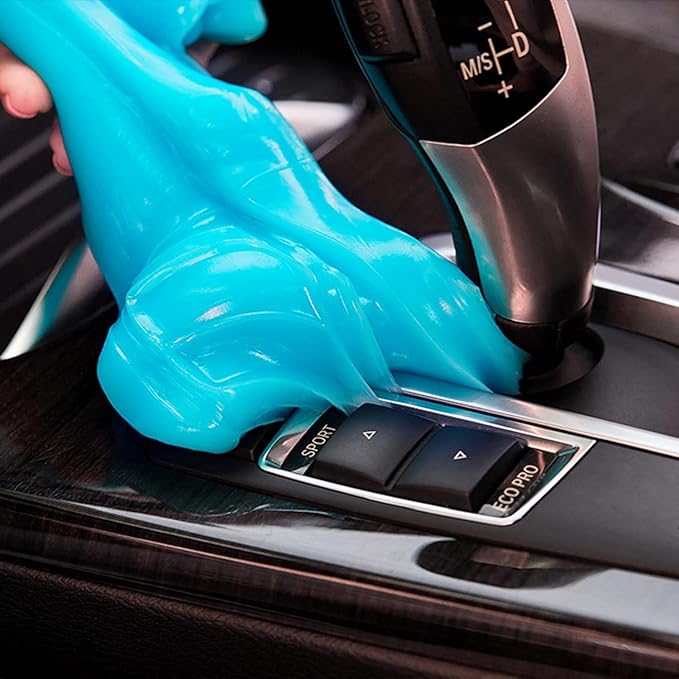 Car Cleaning Gel for Universal Slime Cleaner for Keyboard Auto Interior Vent Laptop Electronics Dust Cleaning Mud Detailing Putty Reusable Jelly Silicone Magic Gel