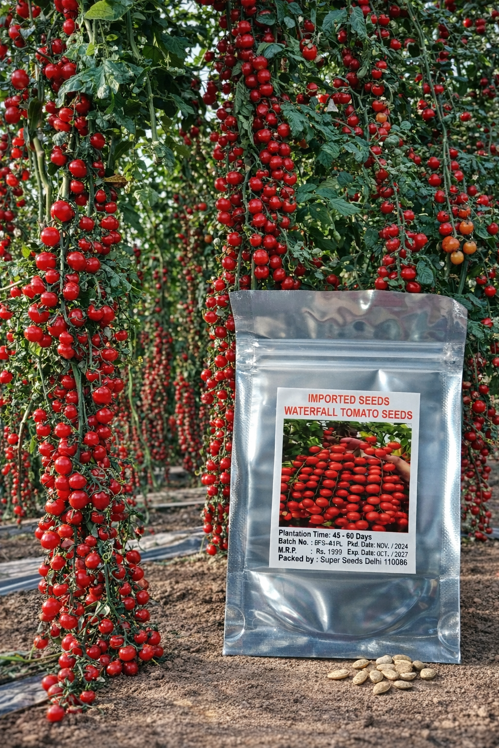 Waterfall Tomato Seeds pack of 1