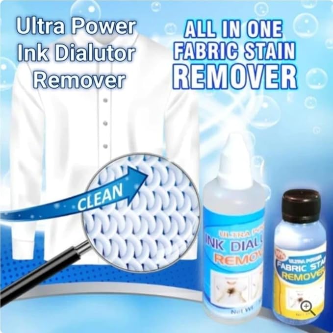 All In One Fabric Stain Remover And Ultra Power Ink Dialutor Remover