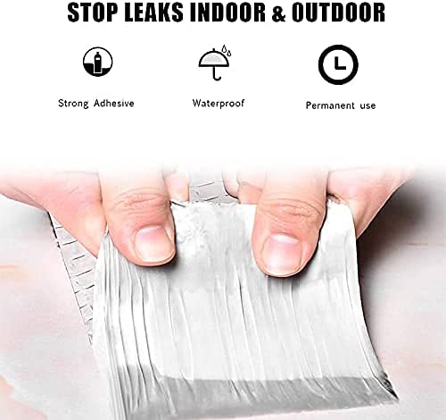 Flashing Tape Water Leak Tape Waterproof Tape Leak-Proof Materials Strong Self-Adhesive Suitable Cracks