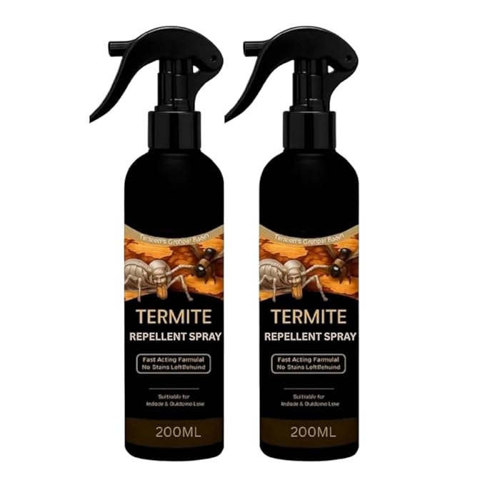 Termite Repellent Spray for Home  Pest Control Protects Wood Furniture Books pack of 2