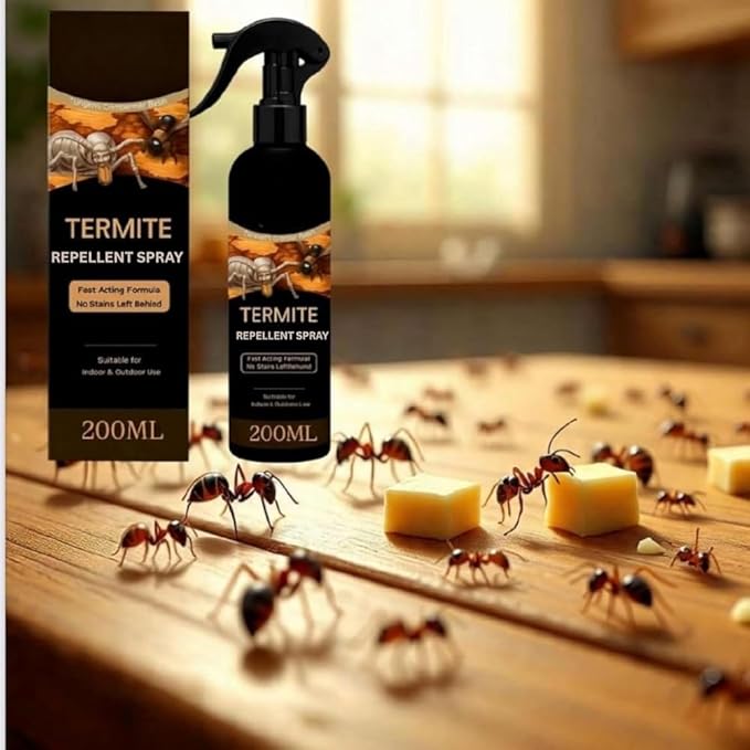 Termite Repellent Spray for Home  Pest Control Protects Wood Furniture Books pack of 2