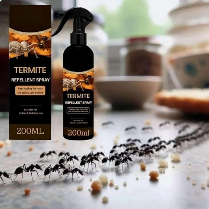 Termite Repellent Spray for Home  Pest Control Protects Wood Furniture Books pack of 2