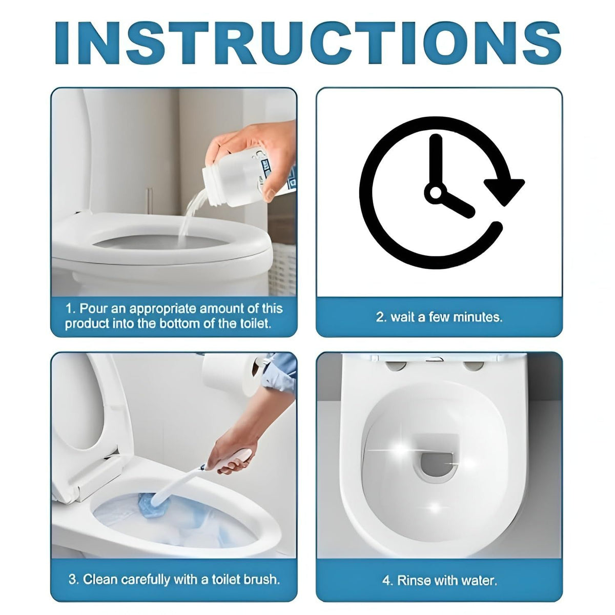 Toilet Active Agent 100gm Each Bottle Pack Of 2