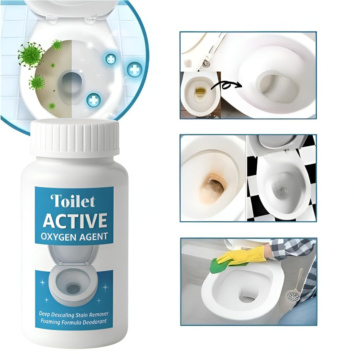 Toilet Active Agent 100gm Each Bottle Pack Of 2
