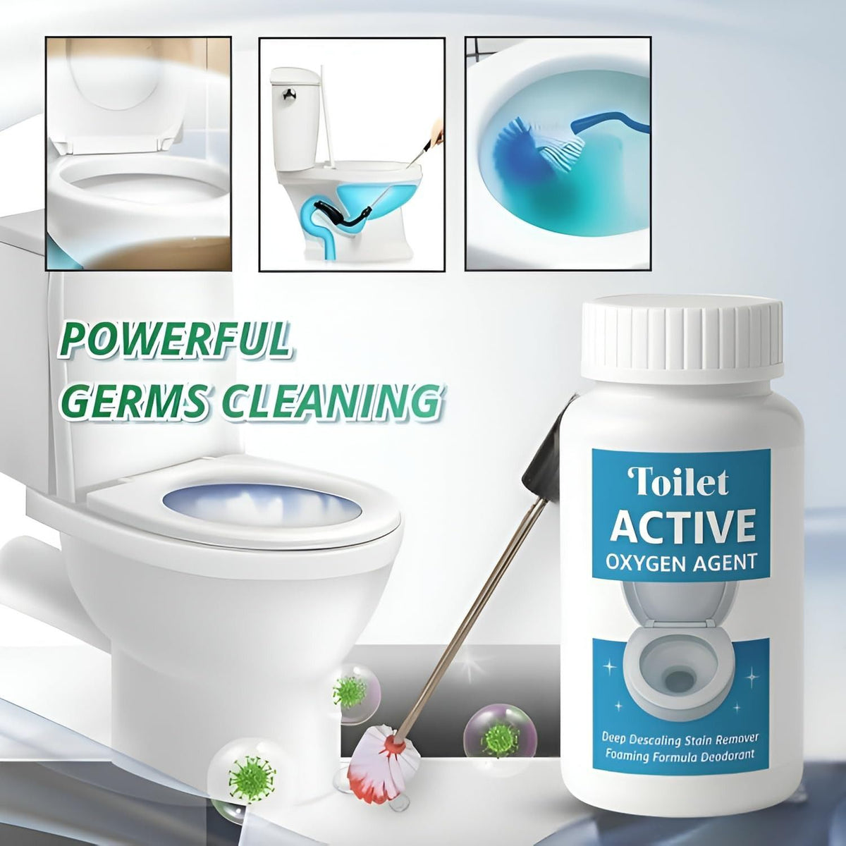 Toilet Active Agent 100gm Each Bottle Pack Of 2