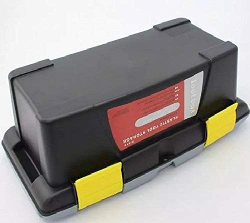Compact Plastic Tool Box with Organizer General Household Tool Kit for Home Maintenance