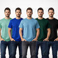 Round Neck T-Shirt Half Sleeves pack of 5 (Random Color)
