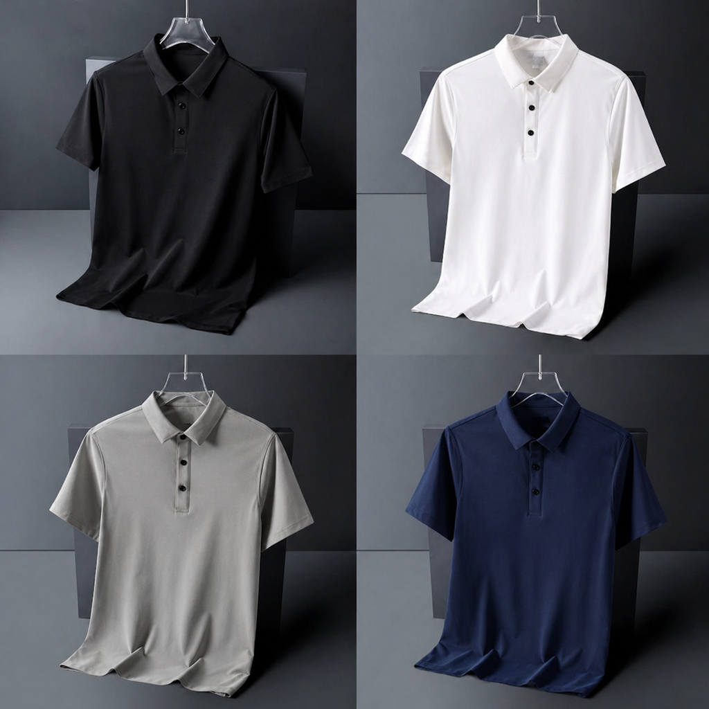 Men's Polo T-Shirts (Pack of 4) (ASSORTED COLORS)