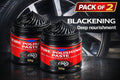 Tire Polishing Paste Blackening Deep Nourishment 50g each pack of 2