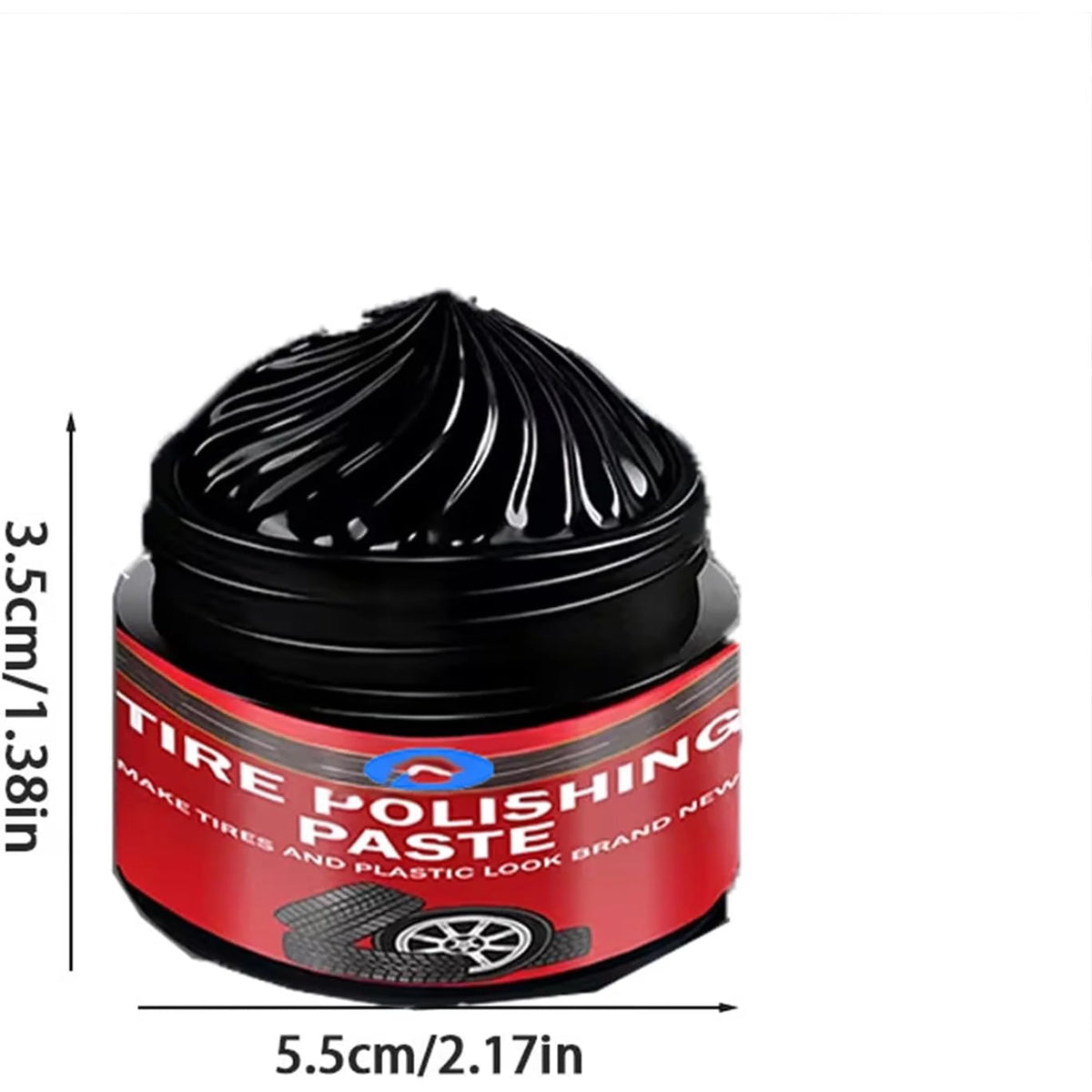 Tire Polishing Paste Blackening Deep Nourishment 50g each pack of 2