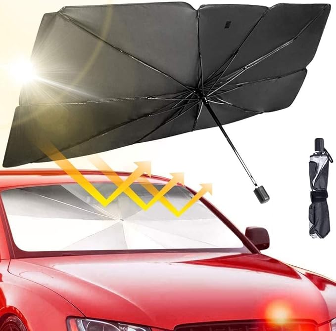 Car Windshield Sun Shade Umbrella Foldable Car Umbrella