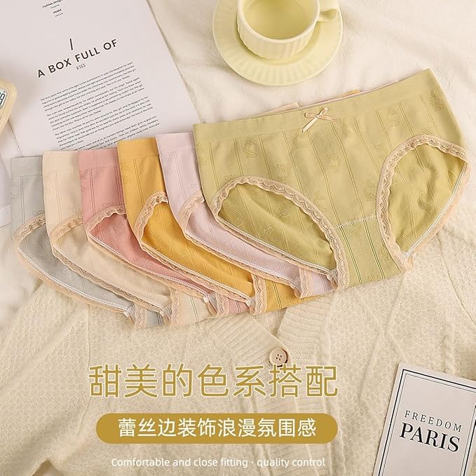 Women’s Cotton High Waist Full Coverage Panty Free Size  PACK OF 3