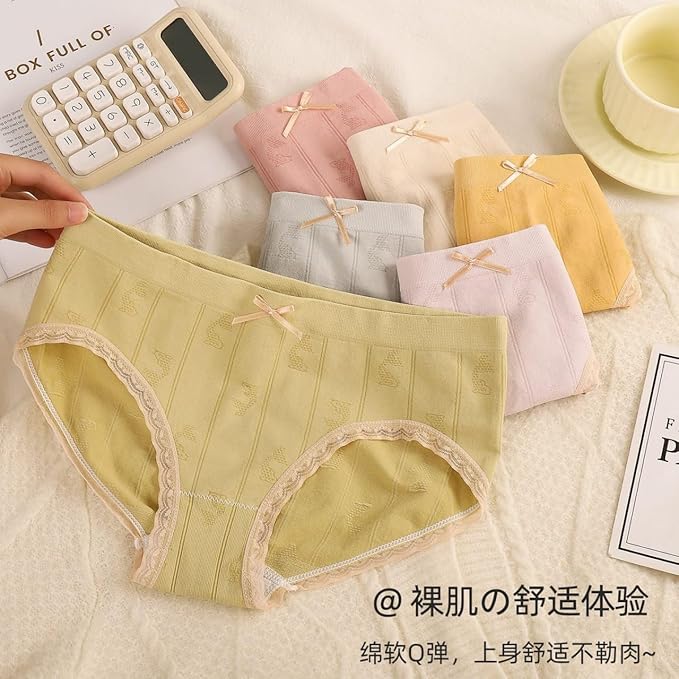 Women’s Cotton High Waist Full Coverage Panty Free Size  PACK OF 3