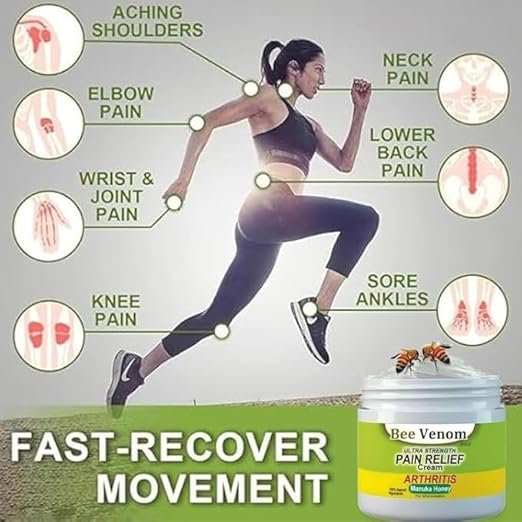 Bee Venom Ultra Strength Pain Relief Cream 100gram (Pack of 2)